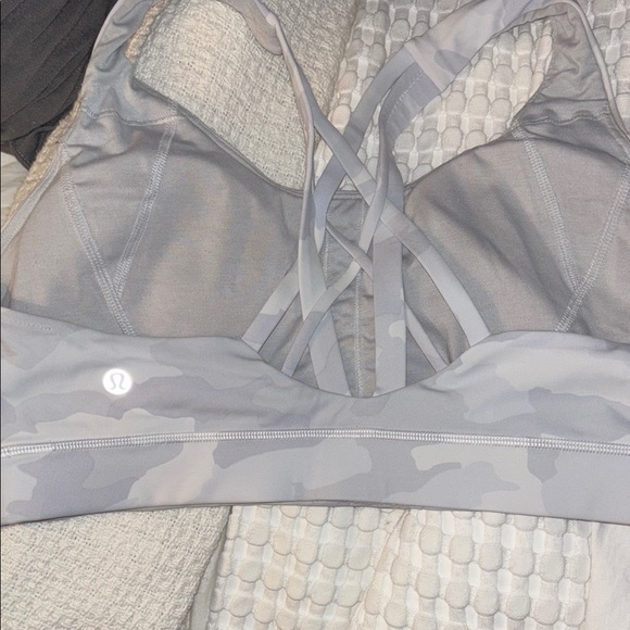 lululemon athletica Other - lululemon athletica Camouflage white and Gray Sports Bra- Free to be Elevated